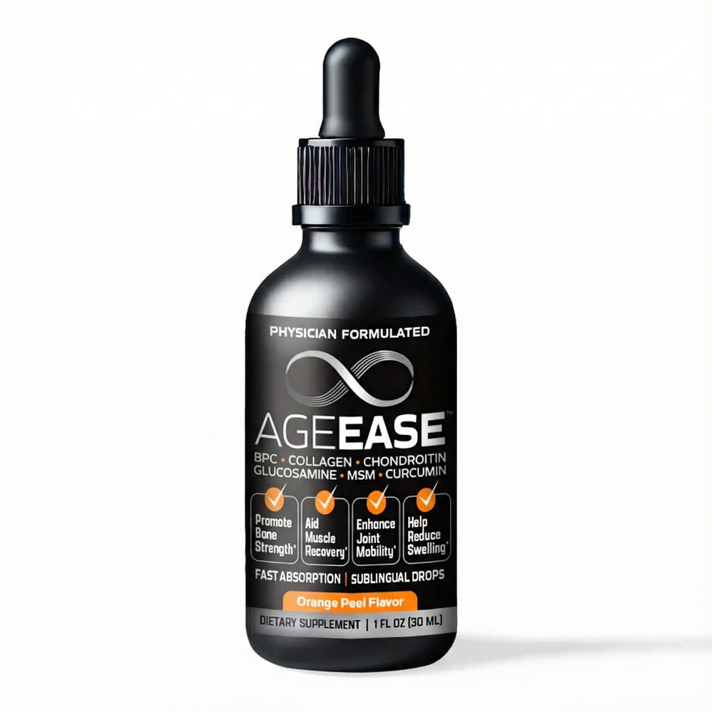 AgeEase™ Sublingual Drops - (Orange Peel Flavor)