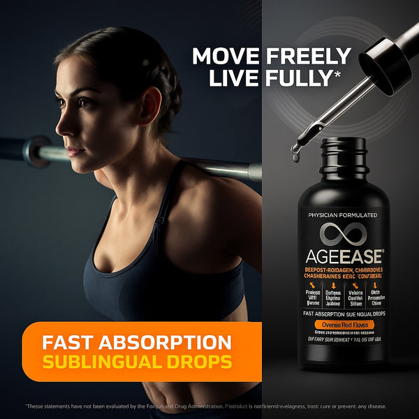 AgeEase™ Sublingual Drops - (Orange Peel Flavor)